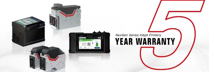 Garantía 5 años en los equipos de marcaje y codificación Anser NexGen Garantía 5 años en los equipos de marcaje y codificación Anser NexGen