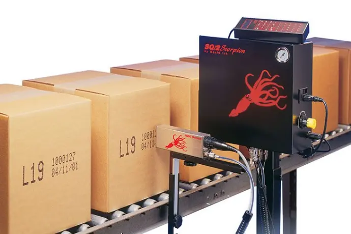 Impresora de caracteres grandes SQ/2 Escorpión Squid Ink