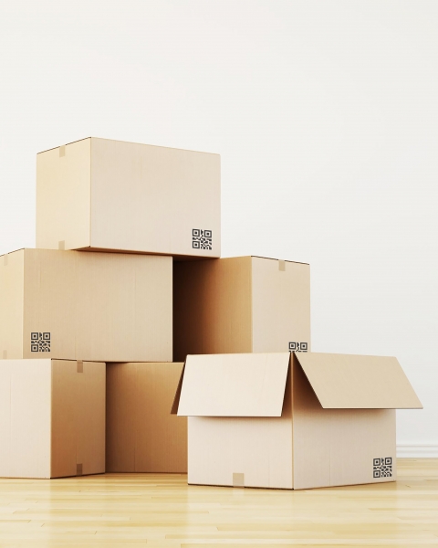 Marcaje y codificación industrial de cajas de cartón