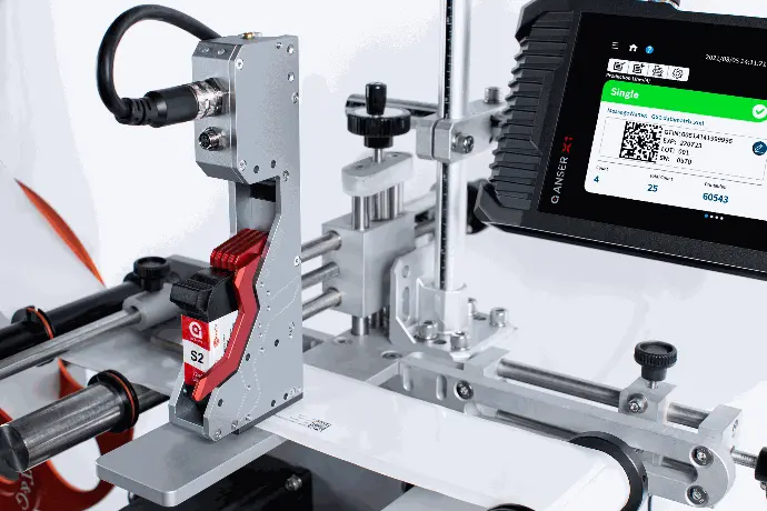 Marcaje etiquetas de papel con X1