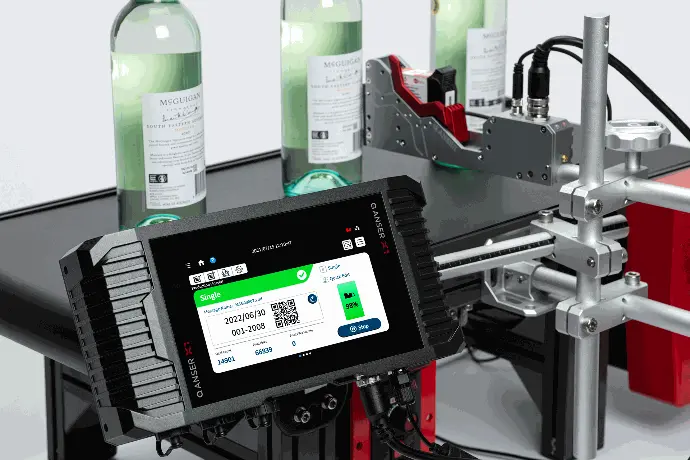 Marcaje etiquetas de vino con Anser X1