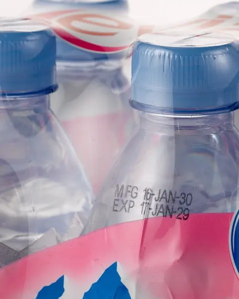 Marcaje industrial en envoltura de plástico