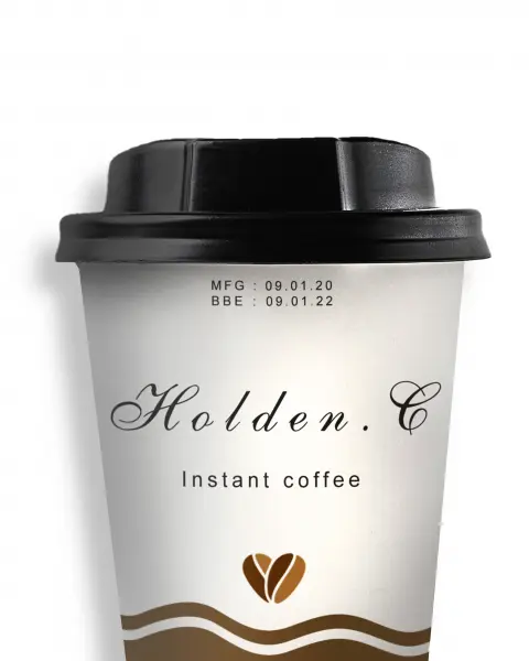 Marcaje industrial Anser en vaso de papel