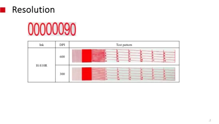 Tinta base solvente rojo H-S10R industrial Anser compatible con Anser U2, X1, A1 y Smart Printhead SPH