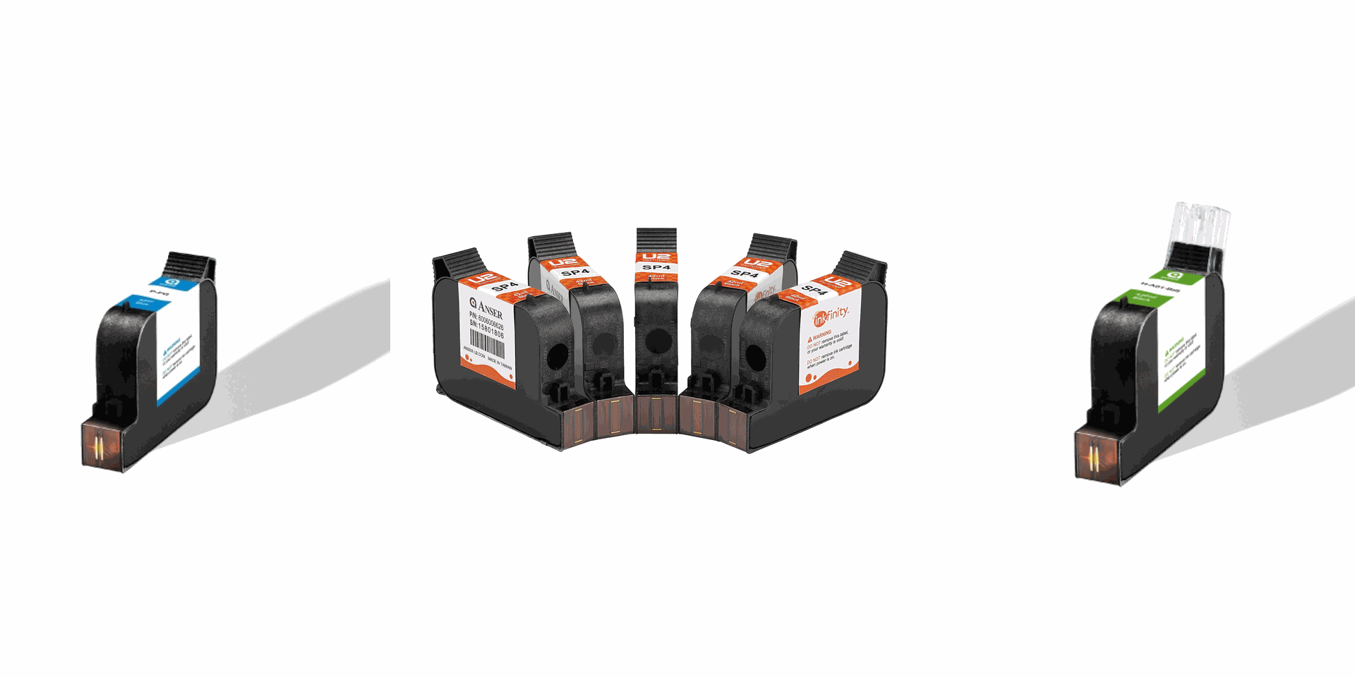 La Tecnología ANSER con cartuchos de tintas industriales es segura, ecológica y buena para la salud