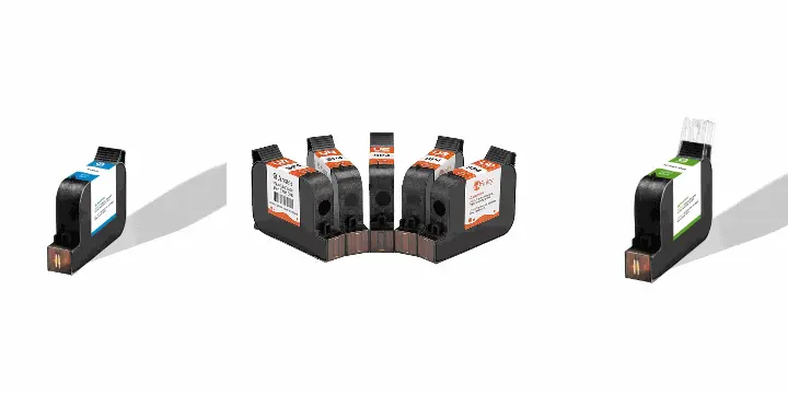 Cartuchos de tinta Anser que no utilizan solvente MEK