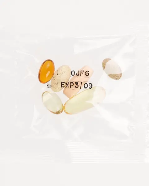 Marcaje bolsita de plástico industria farmacéutica