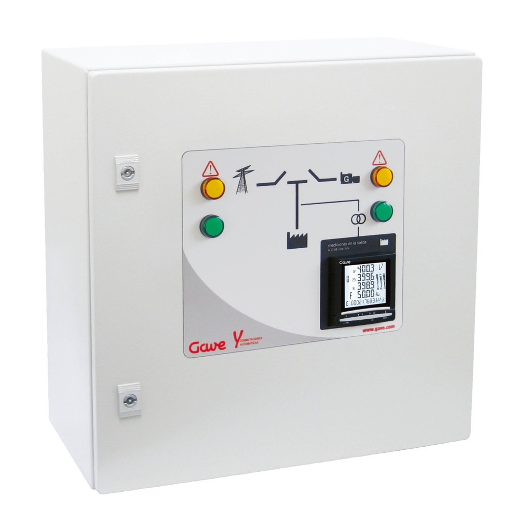 CUADRO CONMUTACION AUTOMATICA 4P 32A CON MEDICION