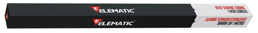 TUBO TERMOR.NEGRO CAJA 6 M. 25,4/12,7