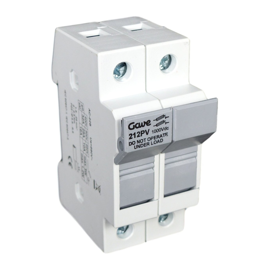 PORTAFUSIBLE 2P 20A 1000VDC