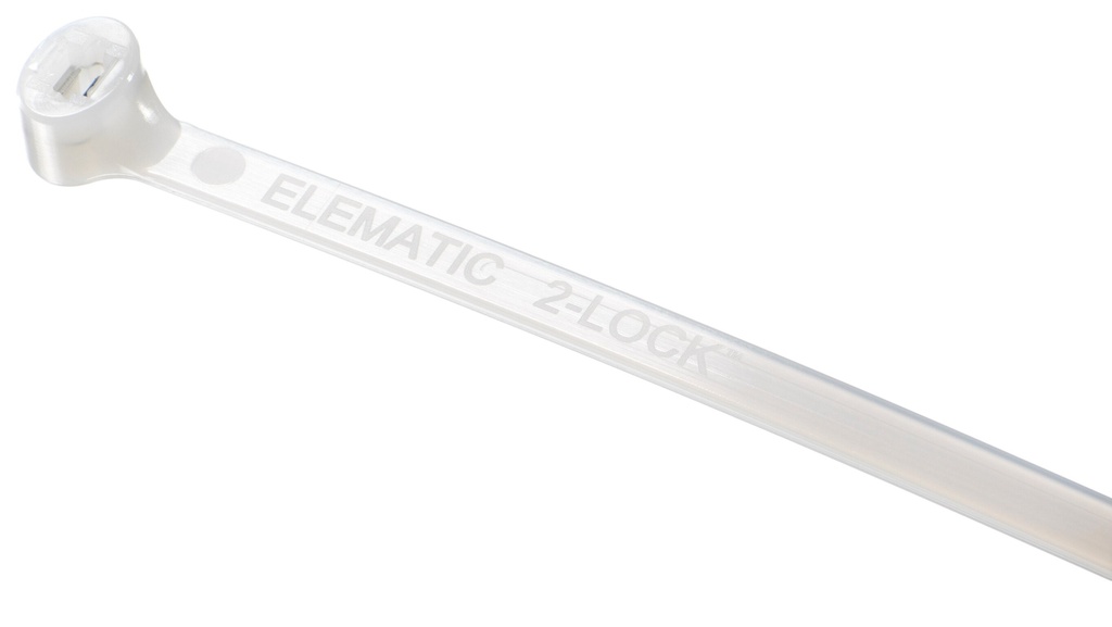 BRIDA DOBLE DIENTE BLANCA 290X4,5