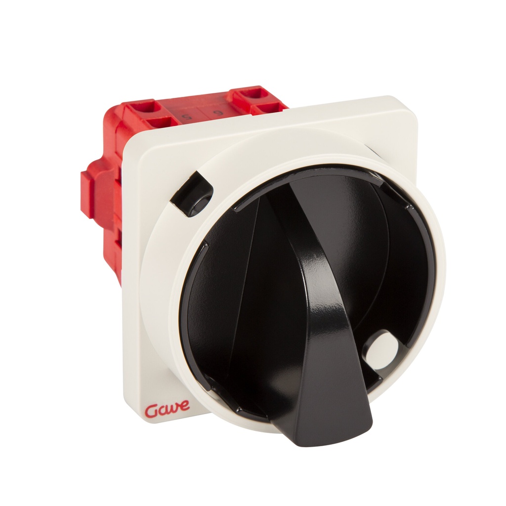 INTERRUPTOR 3P.12A.D0 BLOQUEO CANDADO NEGRO/GRIS