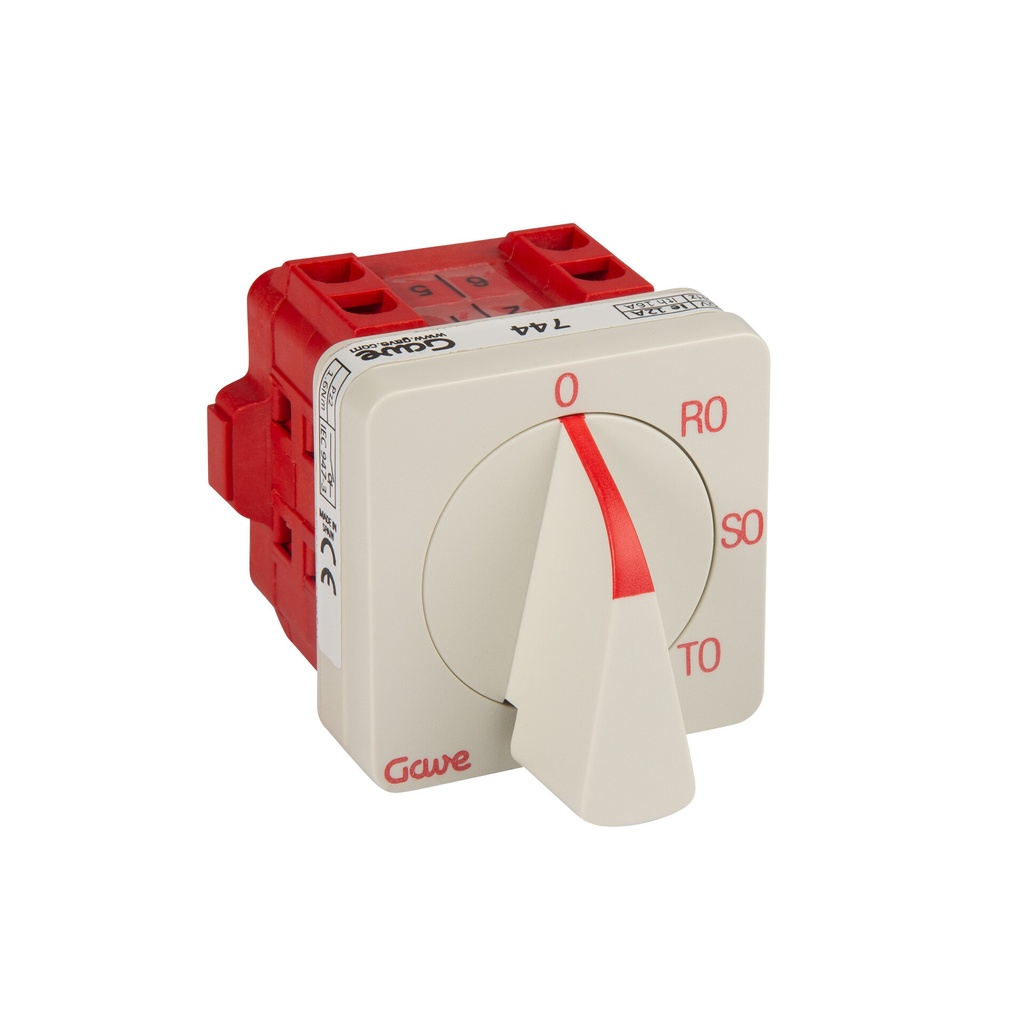 CONMUTADOR  VOLTIMETRO 3P-N 12A.D0