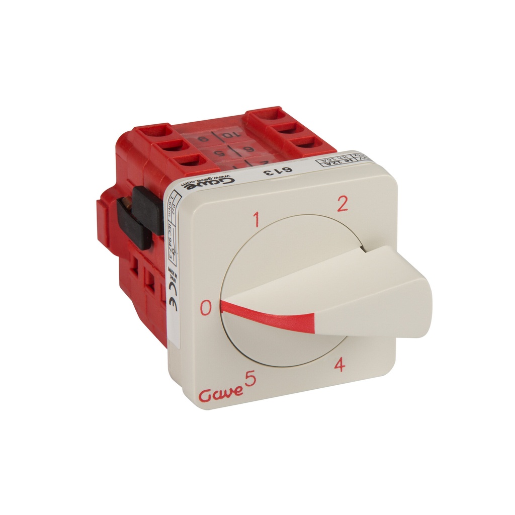 CONMUTADOR  1P 5 POS.12A.D0