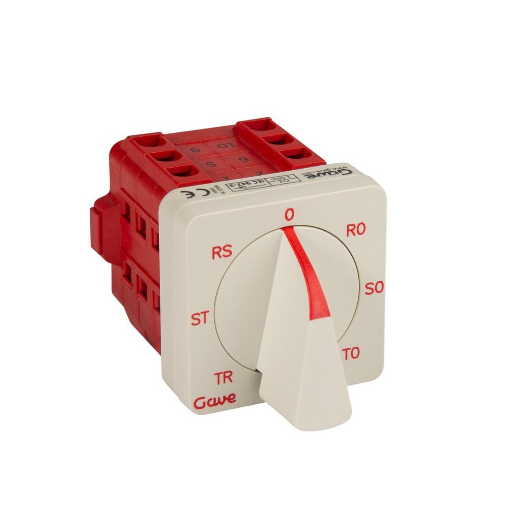 CONMUTADOR  VOLTIMETRO 3P Y 3P-N 12A.D0