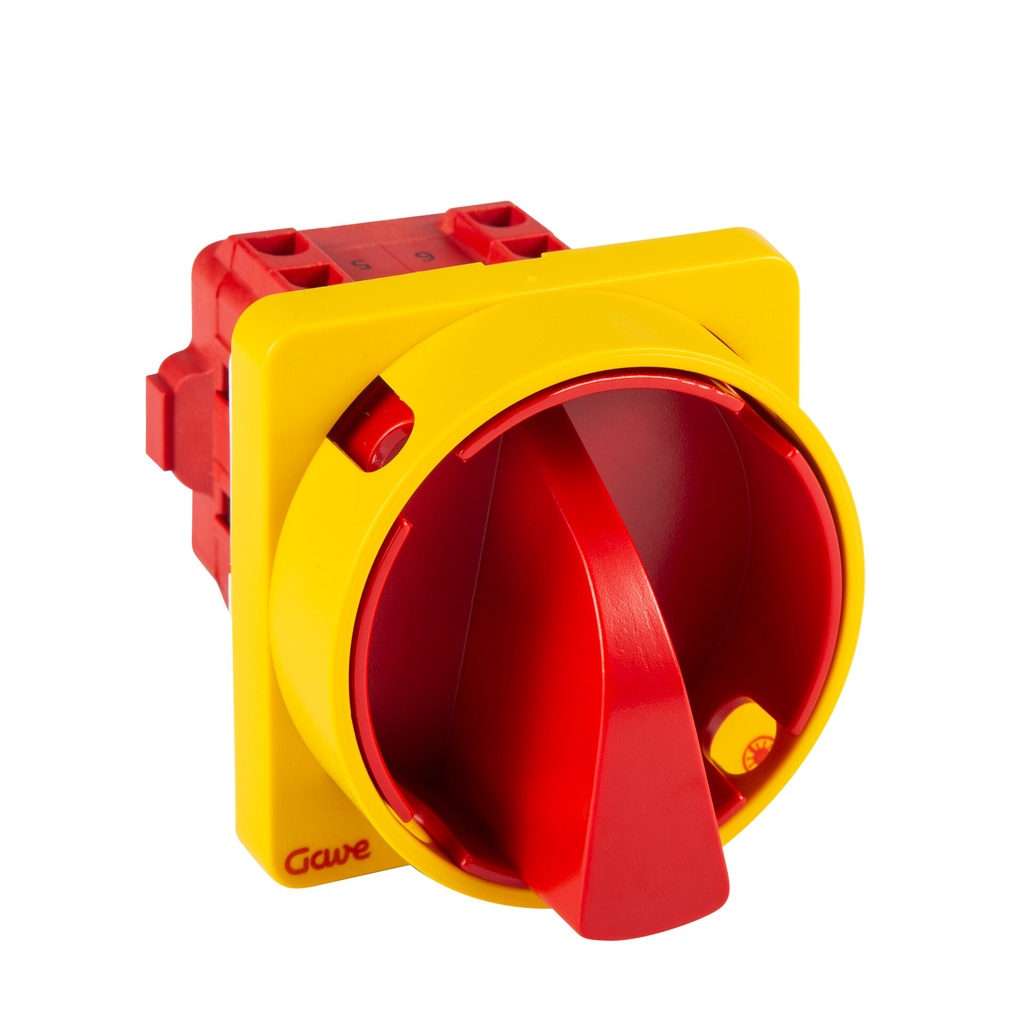 INTERRUPTOR 4P 16A.D0 BLOQUEO CANDADO ROJO/AMARILLOTRATAMIENTO ANTIMICROBIANO