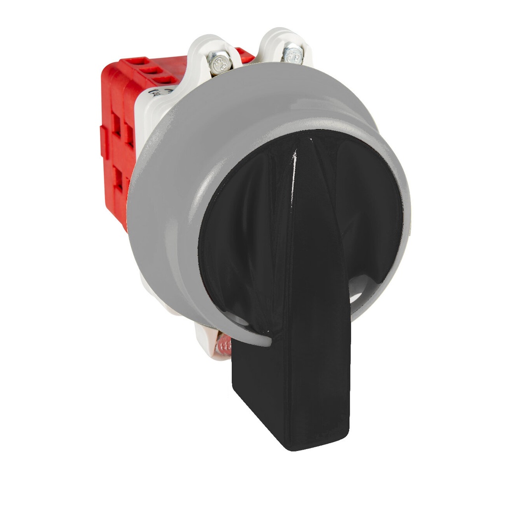 INTERRUPTOR 3P 32A.D1 MANDO BLOQUEO CANDADO IP69K NEGRO/GRIS