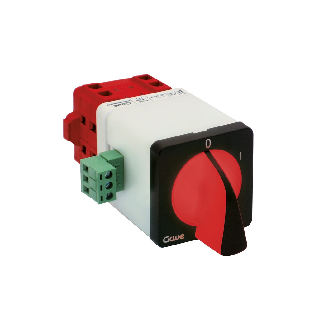 INTERRUPTOR LUMINOSO ROJO/VERDE 24V DC 3P 16A