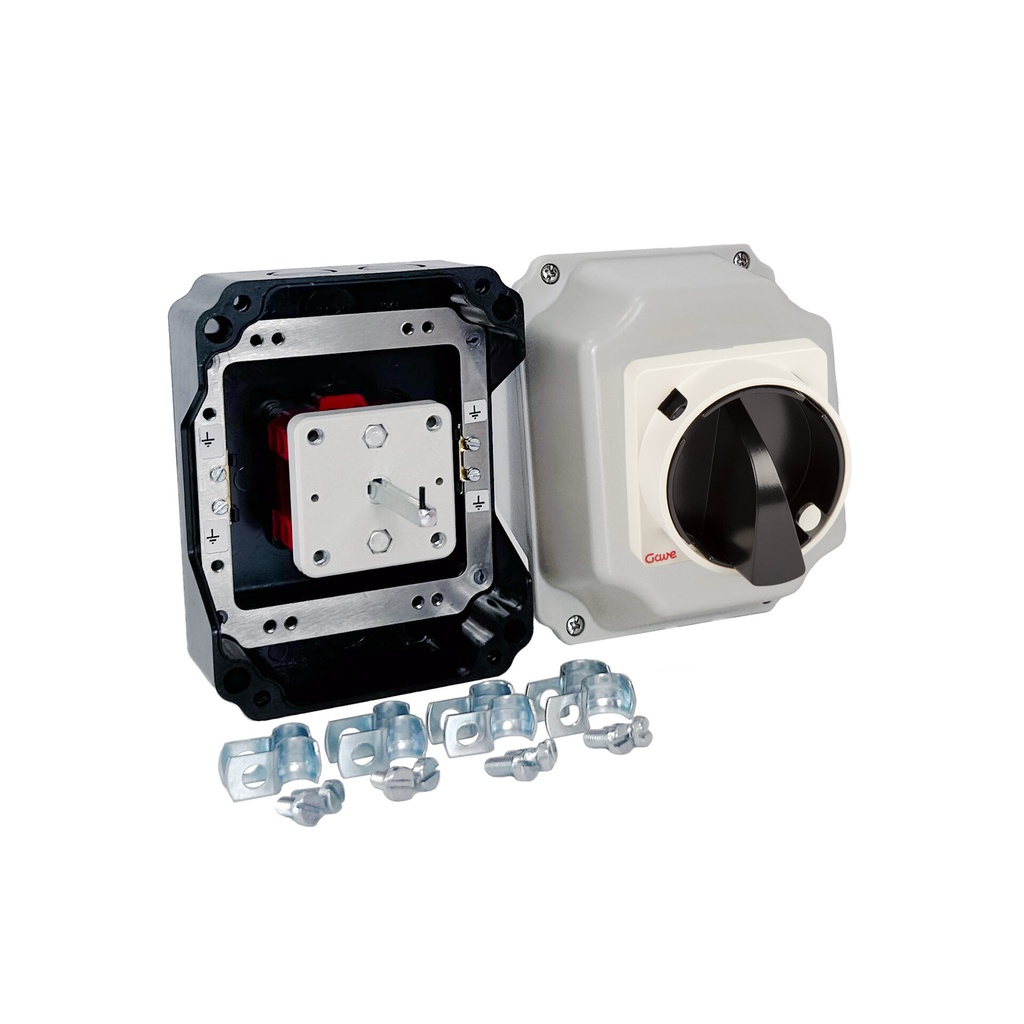 INTERRUPTOR 3P.16A. EN CAJA IP65 + EMC