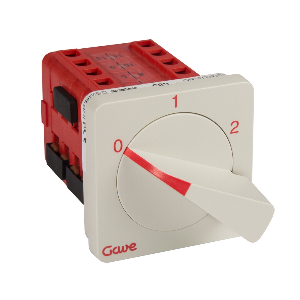 CONMUTADOR  POLOS 2 VELOCIDADES  0 IZQUIERDA 25A.D1