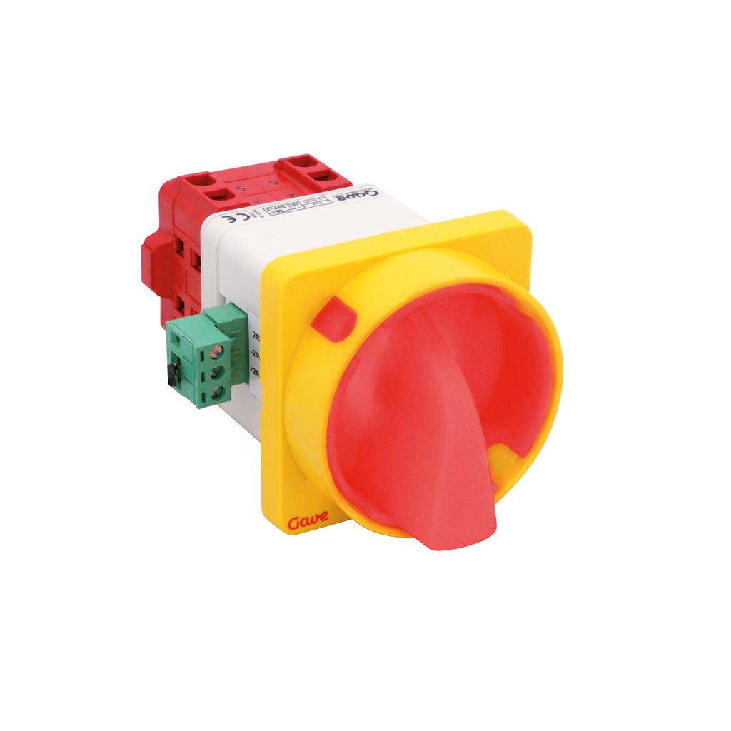 INTERRUPTOR  LUMI. ROJO/VERDE 400V 4P 16A BLOQ.CAND.