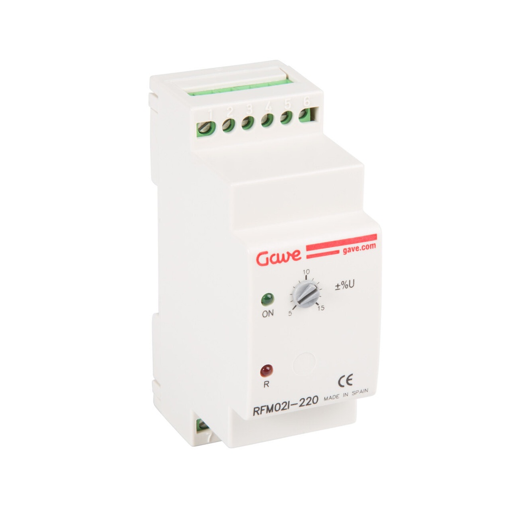 RELE CONTROL SECUENCIA, FALLO FASE,VARIACION DE TENSION INMEDIATO 3F - 230V MONOFASICO